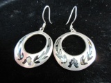 Vintage Mexico Sterling Silver Dangle Earrings