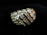Ring: Sterling Silver Gold Overlay
