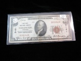 1929 10.00 Note Darlington Bank