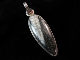 Gemstone and Natural Stone Sterling Silver Pendant