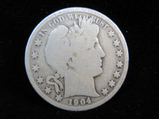 1904 Silver Half Dollar