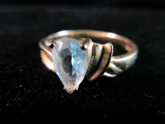 10K Yellow Gold Topaz Gemstone Ring