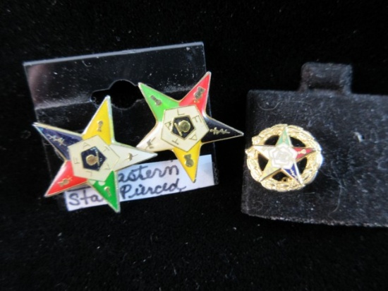 Eastern Star Pins