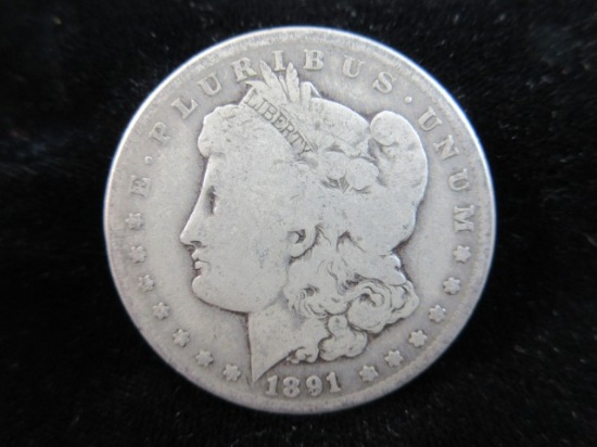1891 O Silver Morgan Dollar