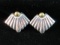 Vintage Taxco Mexico Sterling Silver Clip Earrings