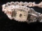 Vintage Working Recondition 2CT Diamond, 14K Gold Band, Platinum Bezel Hami