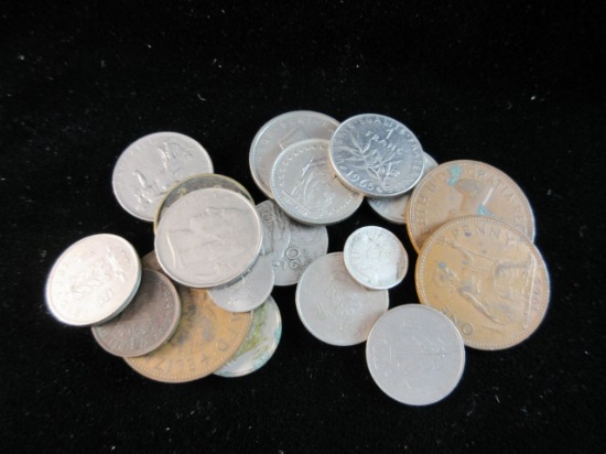 Foreign Coin Lot AS Shown