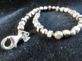 Signature Israel Sterling Silver Bracelet