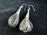 Earring: Vintage Sterling Silver