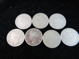 Lot of 7 V Nickels as Shown