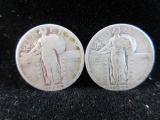 1926 Silver Quarter Dollar Lot of Two