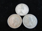 Canada Silver Coin Lot of Three