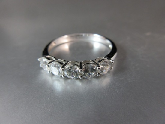 CZ Stone .925 Silver Cocktail Ring