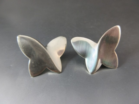 Sterling Silver Butterfly Earrings