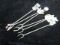 Old MEX Alpaca Inlay Silver Olive Forks