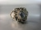 Moon Stone Center Sterling Silver Vintage Ring