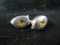 Citrine gemstone Sterling Silver Earrings