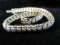 Gold Over .925 Silver Tennis Bracelet Diamond Gemstone Accents