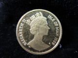 1989 Isle of Man 1/5 oz Gold Coin