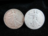 1934 D and 1947 Silver Half Dollar