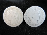 1900S and 1904 Silver Half Dollars