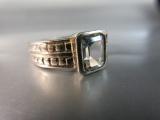 Topaz Gemstone Sterling Silver Ring