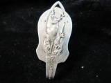 Antique Sterling Silver Yellowstone Money Clip