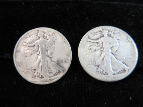 Walking Liberty 1944-1945 Silver Coins
