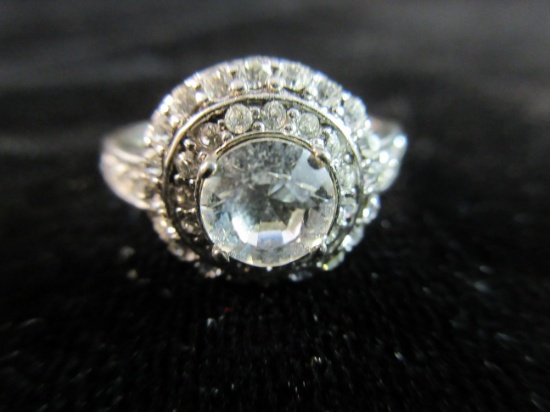 CZ Stone Sterling Silver Ring