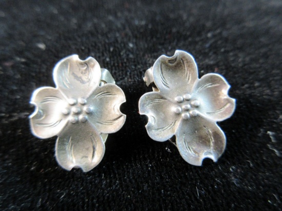 NY Sterling Silver Vintage Earrings