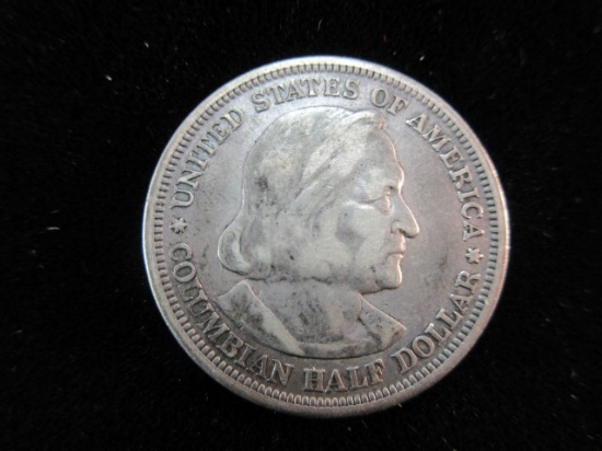 1893 Silver Columbian Expo Silver Half Dollar