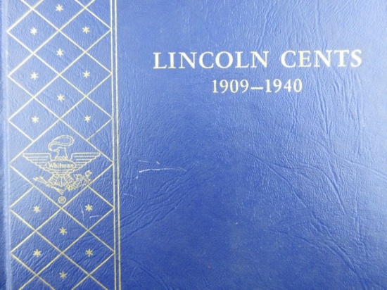 1909-1940 COMPLETE Lincoln Cent Book. Nice Condition 1909 S VDB, 1922 No D,