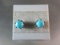 Turquoise Stone Sterling Silver Earrings