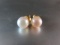 14K Gold Pearl Earrings
