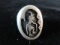 Old Pawn Native American Sterling Silver Cast Themed Ring