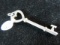 Tiffany & Co. Sterling Silver Key Pendant