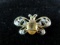 10K Yellow Gold Citrine And Diamond Gemstone Pendant