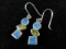 Peridot and Opal Sterling Silver Earrings