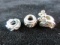 Lot of Three Sterling Silver Charms For a Bracelet