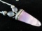Sterling Silver Natural Stone Vintage Necklace Needs Minor Latch Repair