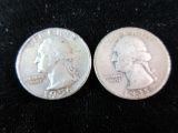 1956d -35 Silver Quarter Dollars