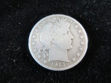 1913 D Silver Half Dollar