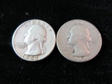 59d-48d Silver Quarter Dollars