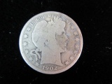 1902 S Silver Half Dollar