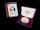 1987 .999 Fine Silver One Oz Liberty Coin