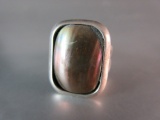 Jay King Sterling Silver Abalone Inlay Ring