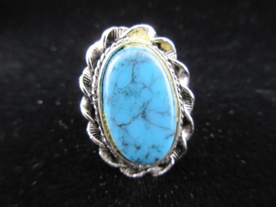 Synthetic Spider Turquoise Ring Costume