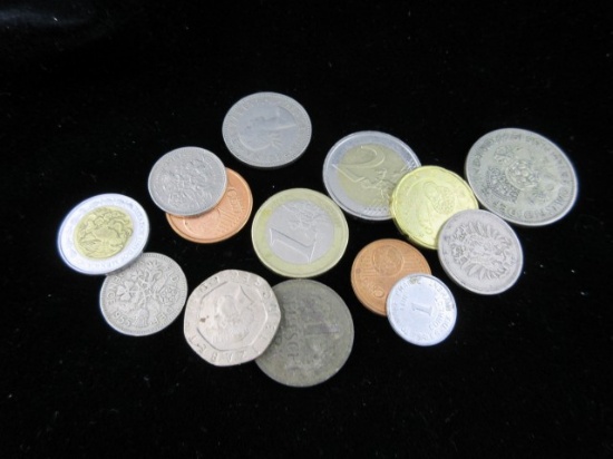 Lot of Foreign Coins as Shown