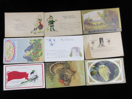 Lot of Antique Postcards As Shown