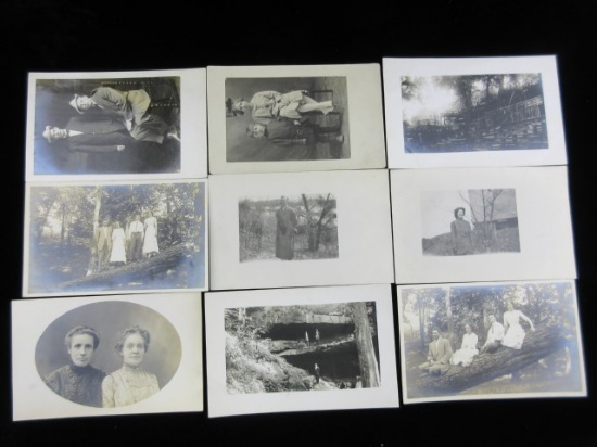 Lot of antique Black and White Photographs As Shown